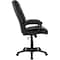 Global Industrial Bonded Leather Executive Office Chair With Arms, Black 277423-AM - alternate 2